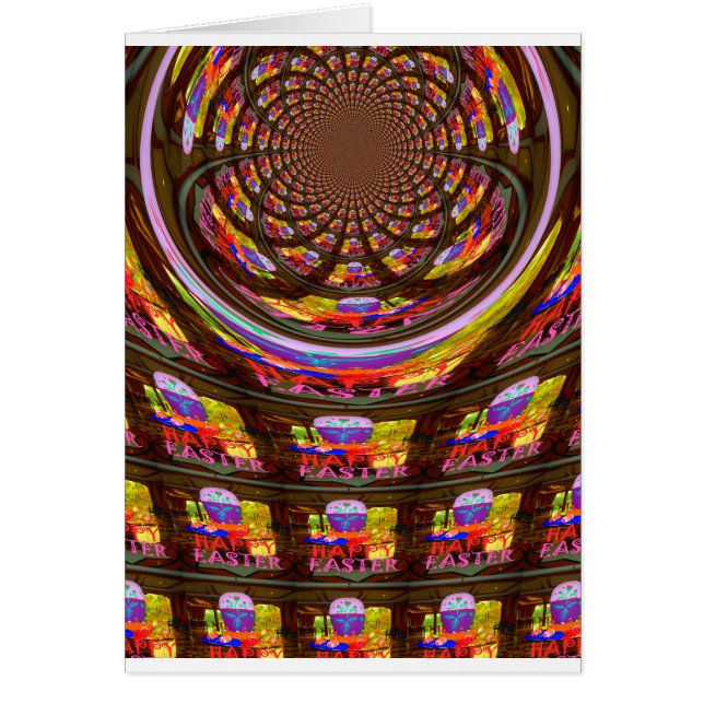 Happy Easter wishes Greetings Seamless graphics ar (Front)