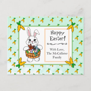 Happy Easter Wishes  Personalised Postcard