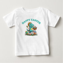 HAPPY EASTER with BABY DINOSAUR