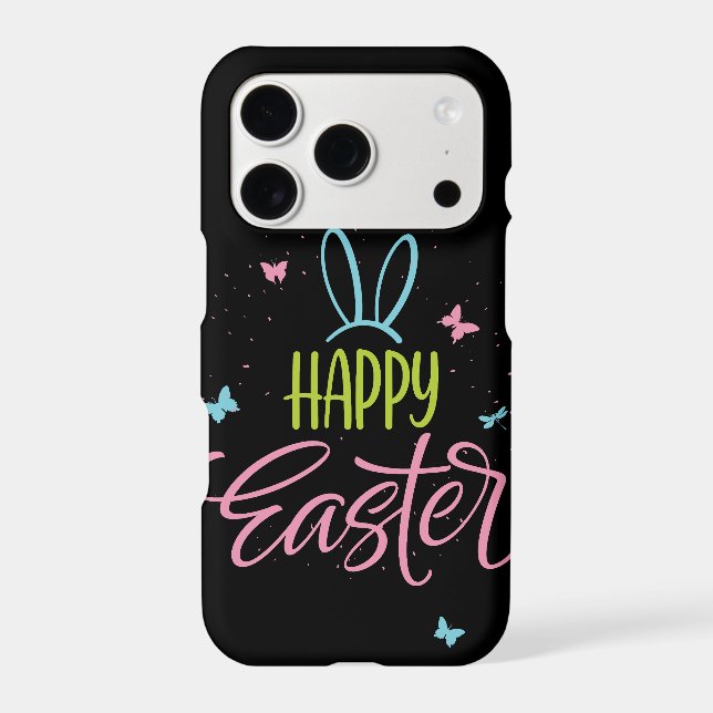 Happy Easter with butterflies (Back)