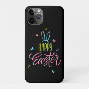Happy Easter with butterflies iPhone 11 Pro Case
