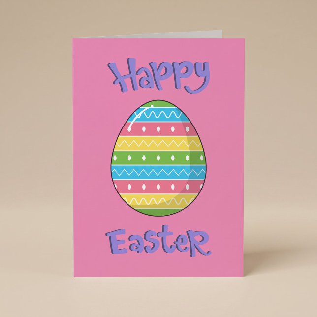 Happy Easter With Egg Card (Creator Uploaded)