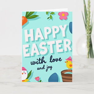 Happy Easter With Love Card