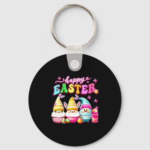 Happy Easter With My Gnomies Groovy Bunny Gnome Ea Key Ring