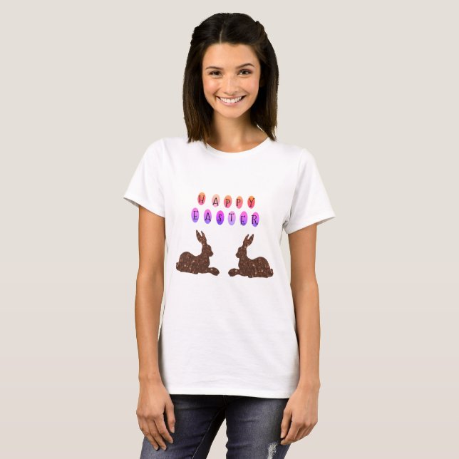Happy Easter Woman T-shirt (Front Full)
