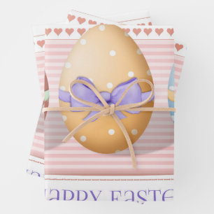 HAPPY EASTER WRAPPING PAPER SHEETS