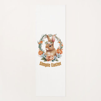 happy easter     yoga mat