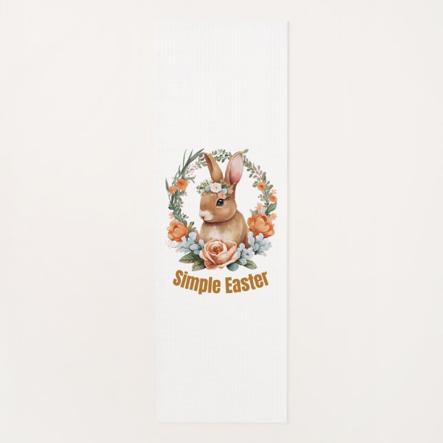 happy easter     yoga mat (Front)