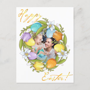 Happy Easter. Your photo. Personalise. Postcard
