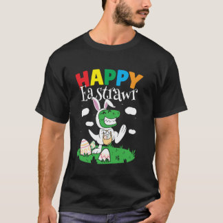Happy Easterawr Dinosaur Bunny Egg Hunt T-Shirt