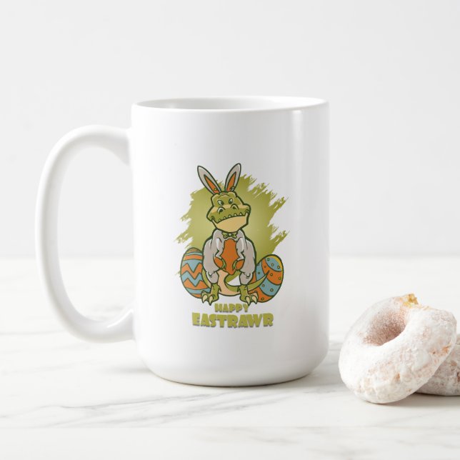 Happy Eastrawr | Classic Mug #15 (With Donut)