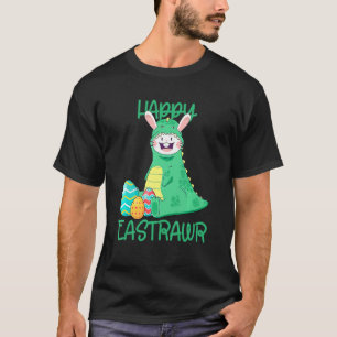 Happy Eastrawr Easter Bunny With Trex Dinosaur Egg T-Shirt