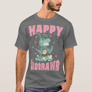 Happy EastRAWR Egg Hunter Spring Easter Day Bunny T-Shirt