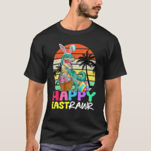 Happy Eastrawr Rex Easter Bunny Dinosaur Eggs Todd T-Shirt