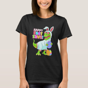 Happy Eastrawr T Rex Dinosaur Easter Bunny Egg Cos T-Shirt