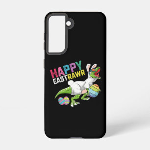 Happy Eastrawr T Rex Dinosaur Easter Bunny Egg Samsung Galaxy Case