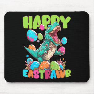 Happy Eastrawr Toddler Boya Kids T-rex Easter Dino Mouse Mat