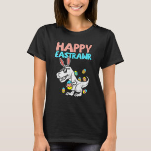 Happy Eastrawr Trex Dinosaur Toddler Boys Kids Eas T-Shirt