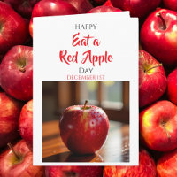 Happy Eat a Red Apple Day! Dec 1st