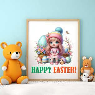 Happy Eggster - Country Poster