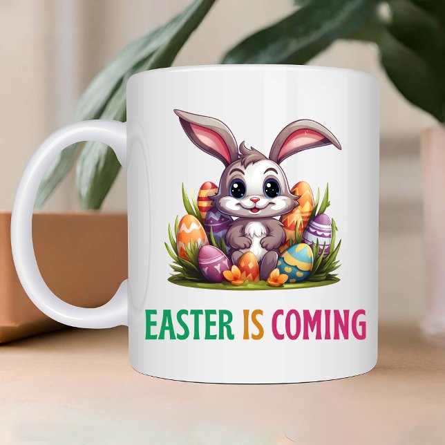 Happy Eggster - Happy Easter! Two-Tone Coffee Mug (Creator Uploaded)