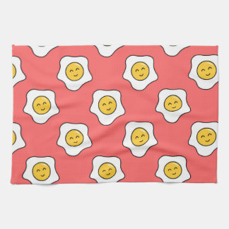 Happy Eggy Cute Kitchen Towel