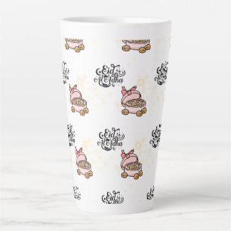 Happy Eid -Eid Adha Mubarak 2022. Latte Mug