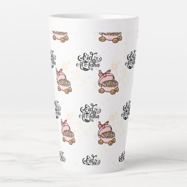 Happy Eid  -Eid Adha Mubarak 2022. Latte Mug (Front)