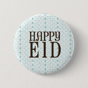 Happy Eid Flair 6 Cm Round Badge