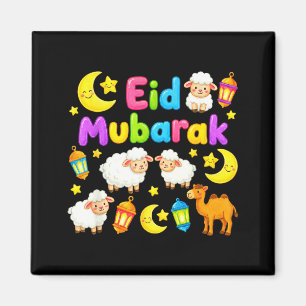 Happy eid mubarak for muslim kids eid al fitr_al magnet
