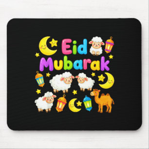 Happy eid mubarak for muslim kids eid al fitr_al mouse mat