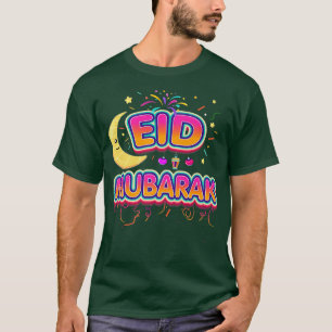 Happy Eid Mubarak for Muslim Kids Eid al fitr al T-Shirt