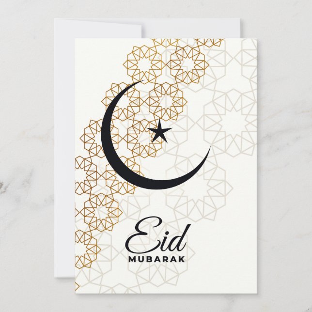 Happy Eid Mubarak Mandala Card (Front)