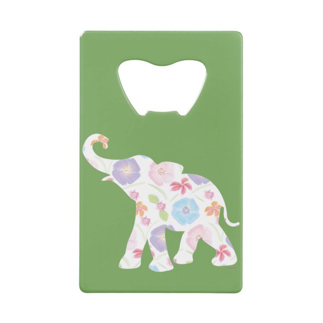 Happy Elephant-Big-Flower Pattern Modern (Front)