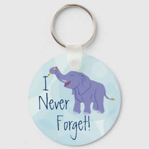 Happy Elephant Key Ring