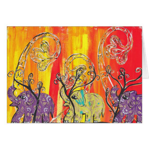 Happy Elephant Parade card