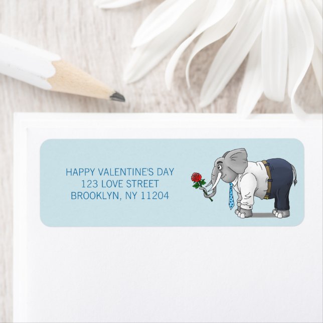 Happy Elephants Valentines Day (Insitu)