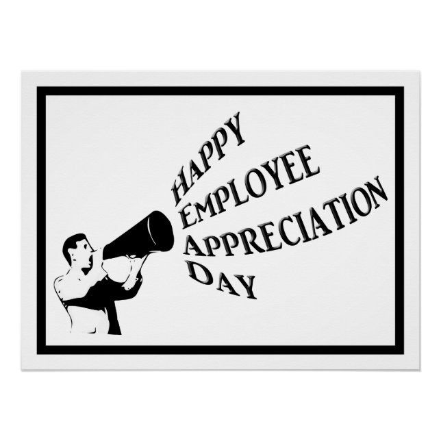 Happy Employee Appreciation Day Poster (Front)