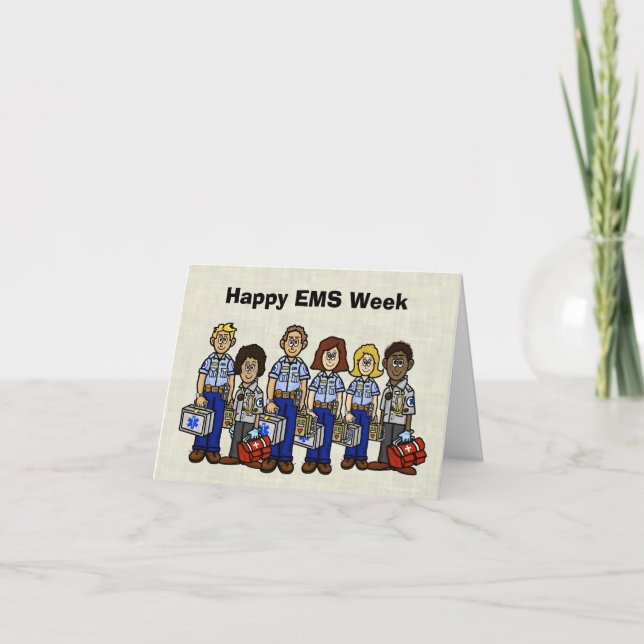 Happy EMS Week Greeting Card (Front)