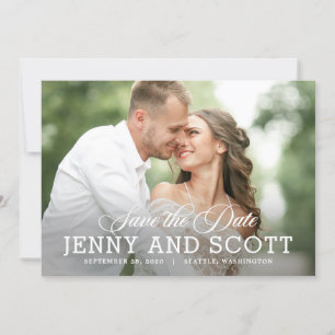 Happy Ending Editable Colour Save The Date Card