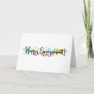 "HAPPY ENGAGEMENT" TO YOU BOTH CARD
