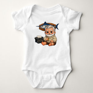 Happy Ernest Hemingway Baby Bodysuit