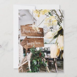 Happy Ever After Wedding Greeting Card