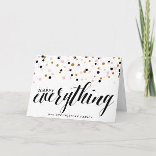 Happy Everything Confetti Holiday Card