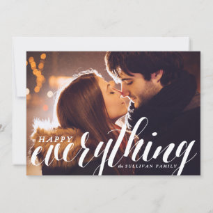 Happy Everything Confetti   Holiday Photo Card