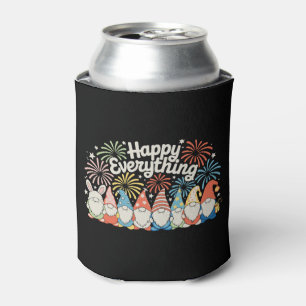 Happy Everything Gnomes All Year Every Holiday Can Cooler