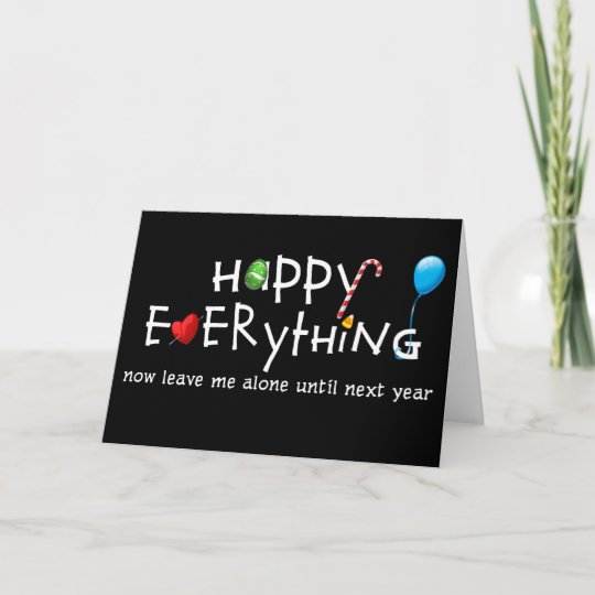 Happy Everything Greeting Card Zazzle.co.uk