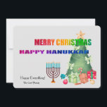 Happy Everything Holiday Greeting Card<br><div class="desc">A holiday card that's perfect for everyone. This interactive card is yours to alter or use the tablets. All the objects can be made larger or smaller ( -), dragged to any location or removed. You can pick the background color by clicking the "background" button on the left side of...</div>
