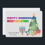 Happy Everything Holiday Greeting Card<br><div class="desc">A holiday card that's perfect for everyone. This interactive card is yours to alter or use as presented. All the objects can be made larger or smaller ( -), dragged to any location or removed. You can pick the background color by clicking on the "background" button on the left side...</div>