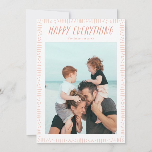 Happy Everything photo holiday card (Front)